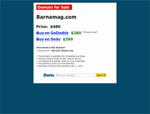 Tablet Screenshot of barnamag.com